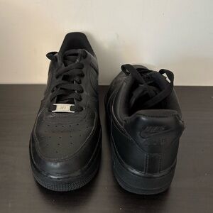 Black Nike Air Force Ones